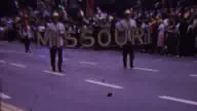 California USA (1961): Missouri Ceremony Parade Marching Band