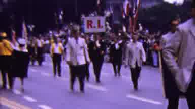 California USA (1961): Having Fun At A Parade In New Jersey