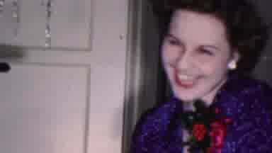 Cleveland Ohio USA (1953): A Midlle Age Woman Is Smiling And A Younger Woman Is
