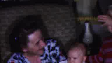 Cleveland Ohio USA (1953): Happy Family With The New Little Baby