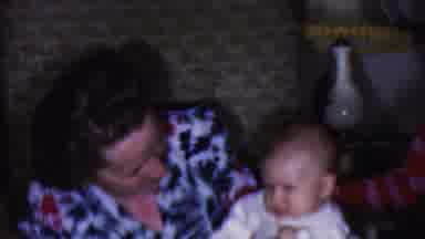 Cleveland Ohio USA (1953): Two Different Women Holding A Baby