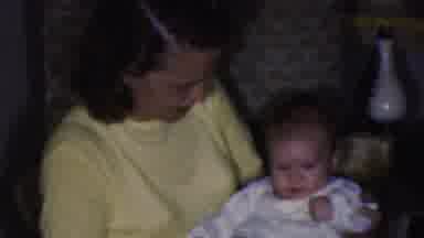Cleveland Ohio USA (1953): Grandma Holding Baby