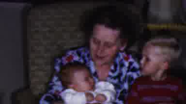 Cleveland Ohio USA (1953): Home Video Of Children With Grandma At Home