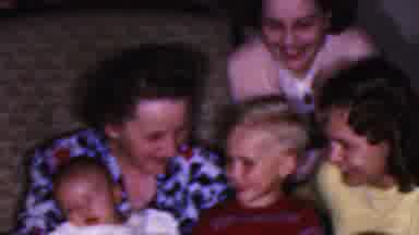 Cleveland Ohio USA (1953): Playing With Kids Happy People