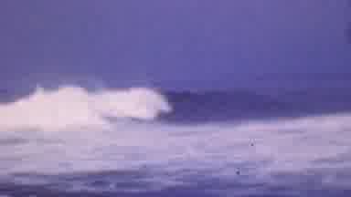 Cleveland Ohio USA (1953): Giant Waves And White Caps In The Ocean