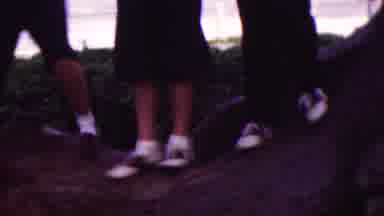 When dad's rad, but his socks are even radder on the beach