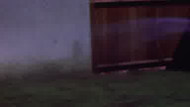 Cleveland Ohio USA (1953): Young Woman Using Hose On Concrete Wall And Grass Floor