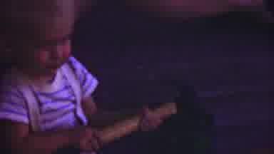 Cleveland Ohio USA (1953): A Little Boy Playing With A Tool Set