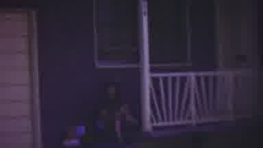 Cleveland Ohio USA (1953): Mother Sitting On Porch Of A House With Crying Toddler