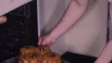 Cleveland Ohio USA (1953): 1950s Or1960s Family Holiday Or Sunday Dinner Cooking