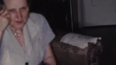 Cleveland Ohio USA (1953): Grandparents Telling Stories
