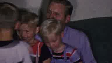 When dad's lap is the hottest seat in the house, you know it's family