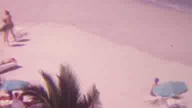 Hawaii USA (1962): People Enjoying A Day Out In The Beach