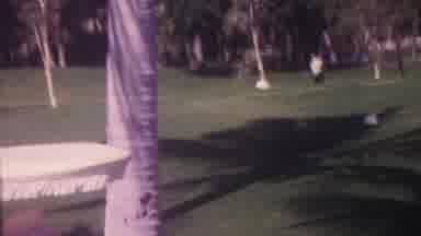Hawaii USA (1962): A Woman Walking Towards Her Croquet Ball On The Lawn