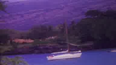 Hawaii USA (1962): Beautiful Beach With Boats And Yatch