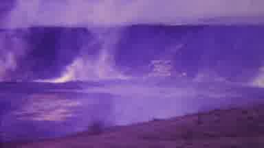 Hawaii USA (1962): Volcano Smoke Burning Crater