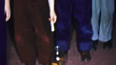 Columbus Ohio USA (1954): Boy Is Trying To Place A Message In Bottle Mistake And