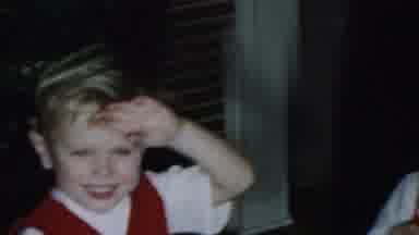 Columbus Ohio USA (1954): Three Little Boys At Christmas