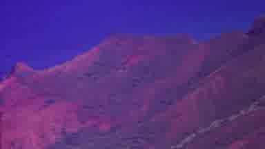 Hawaii USA (1962): Red Mountain Peaks With Green Forest And Blue Sky