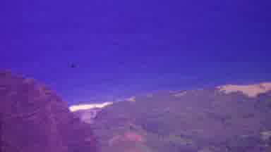 Hawaii USA (1962): Beautiful Mountain Side Overlooking The Water