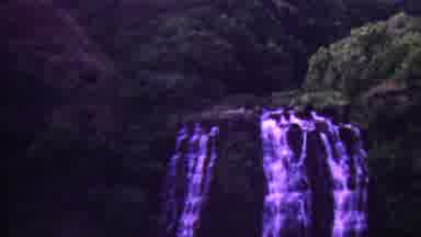 Hawaii USA (1962): Tropical Beach And Waterfall
