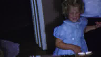 Columbus Ohio USA (1954): Child Check Time With Family And Friends