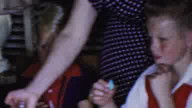 Columbus Ohio USA (1954): Cutting Of Christmas Birthday Cake