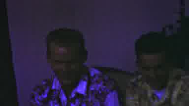 Seaside New Jersey USA (1949): Two Men In Early Thirties Wearing Hawaiian Sitting