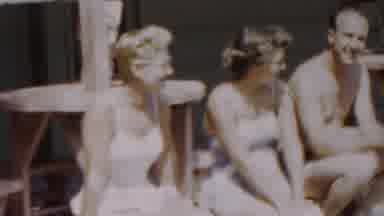 When pool parties go wrong, waving to the camera becomes a lifeline