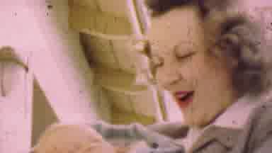 San Diego California USA (1955): Why Wont This Lady Leave