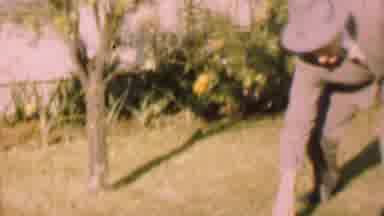 San Diego California USA (1955): A Man On A Windy Day Throwing What Looks To Be A