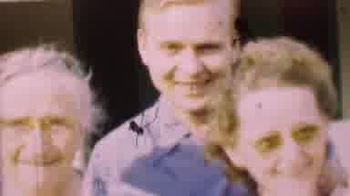San Diego California USA (1955): New Baby Meeting Their Family