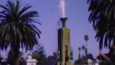 When Mom's photobombing skills met her son's fountain fancy, chaos ensued