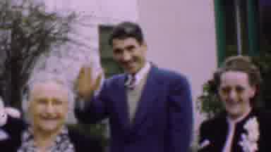 San Diego California USA (1955): Different Generations Of A Smartly Dressed Family