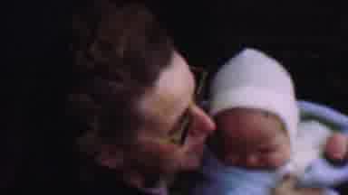 San Diego California USA (1955): Grandmother Holding Her Grandchild