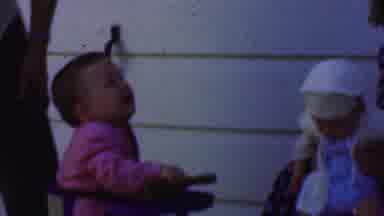 San Diego California USA (1955): Family Time With Todller