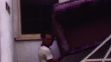 Phoenix Arizona USA (1956): Moving Furniture Down Stairs,