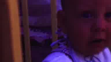 Phoenix Arizona USA (1956): Baby Looking Around Outside