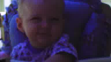 San Diego California USA (1955): Giggling Baby Is Happy