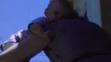 San Diego California USA (1955): Woman Holding Baby
