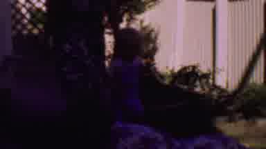 Phoenix Arizona USA (1956): Little Blonde Boy Playing In Backyard Wearing