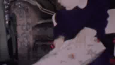 Phoenix Arizona USA (1956): Chid Opening Christmas Presents At Home