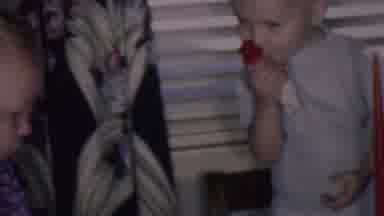 Phoenix Arizona USA (1956): Boy Steals Snowman And Gives It A Kiss