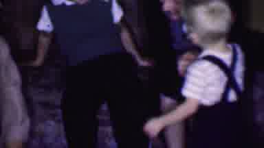 Phoenix Arizona USA (1956): Young Boy Takes Red And White Christmas Stocking From