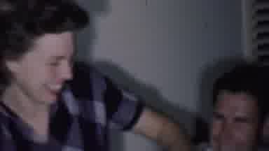 Phoenix Arizona USA (1956): Watching Old Family Films Thinking About Past At