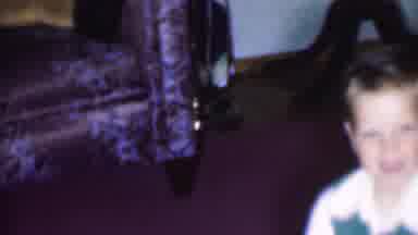 Phoenix Arizona USA (1956): Young Boy Sitting At Home On The Floor