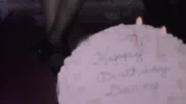 Phoenix Arizona USA (1956): Little Boy Looks At Birthday Cake With His Name On It