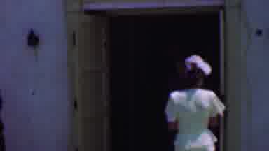 Dallas Texas USA (1956): White Church Pretty Lady Young Man Old Times