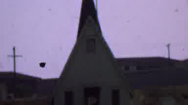 Dallas Texas USA (1956): People Coming Out Of An Old Church