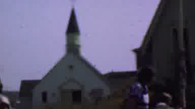 Dallas Texas USA (1956): Family Leaving Church On Sunday Morning